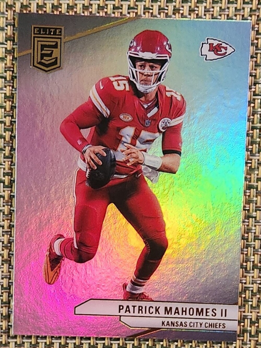 Patrick Mahomes II Kansas City Chiefs Football Trading Card
